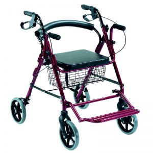 Rolátor a invalidný vozík v jednom