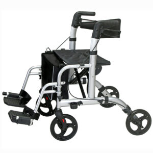 Rolátor a invalidný vozík 2v1